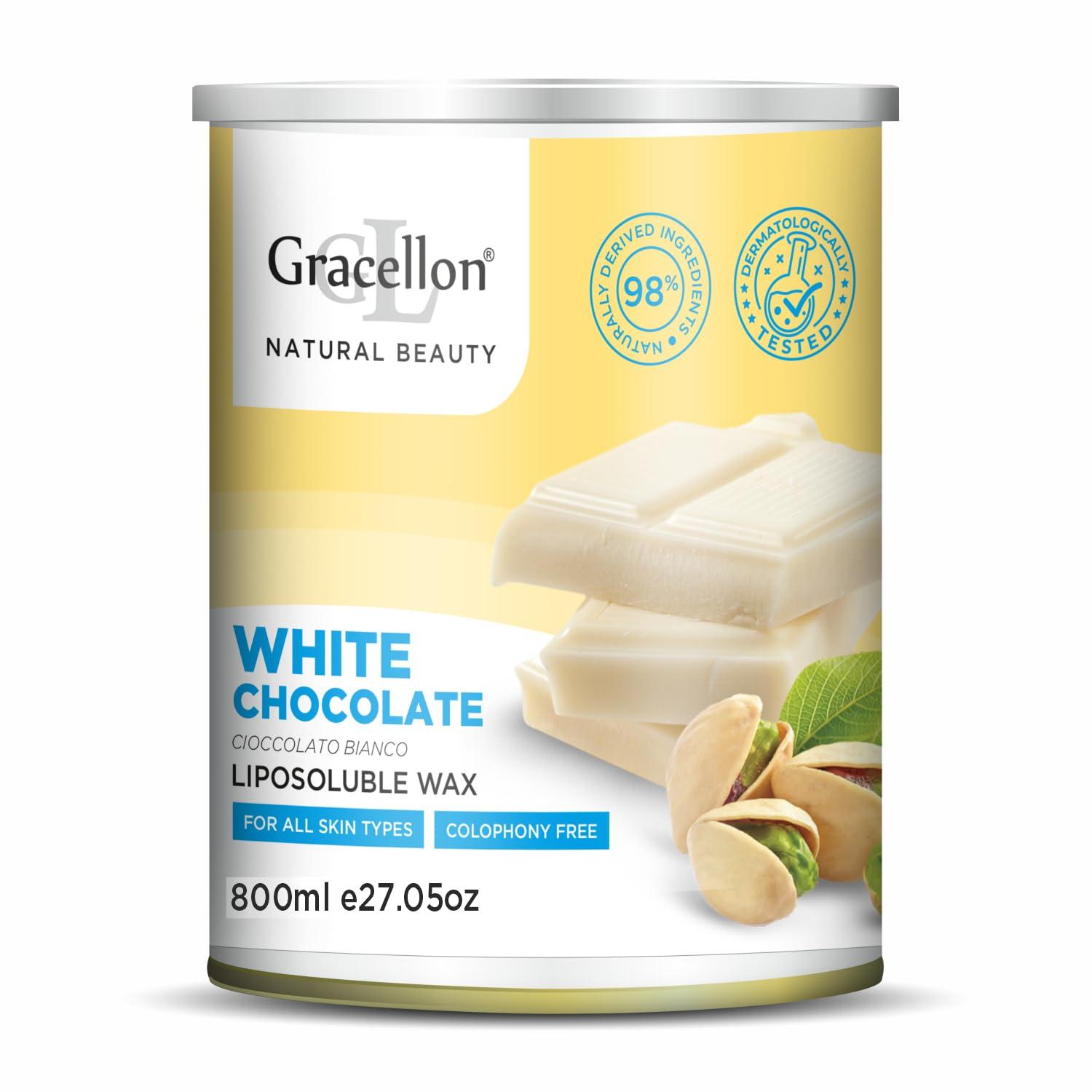 Gracellon Gracellon White Chocolate Liposoluble Wax | For All Skin Types | Colophony Free