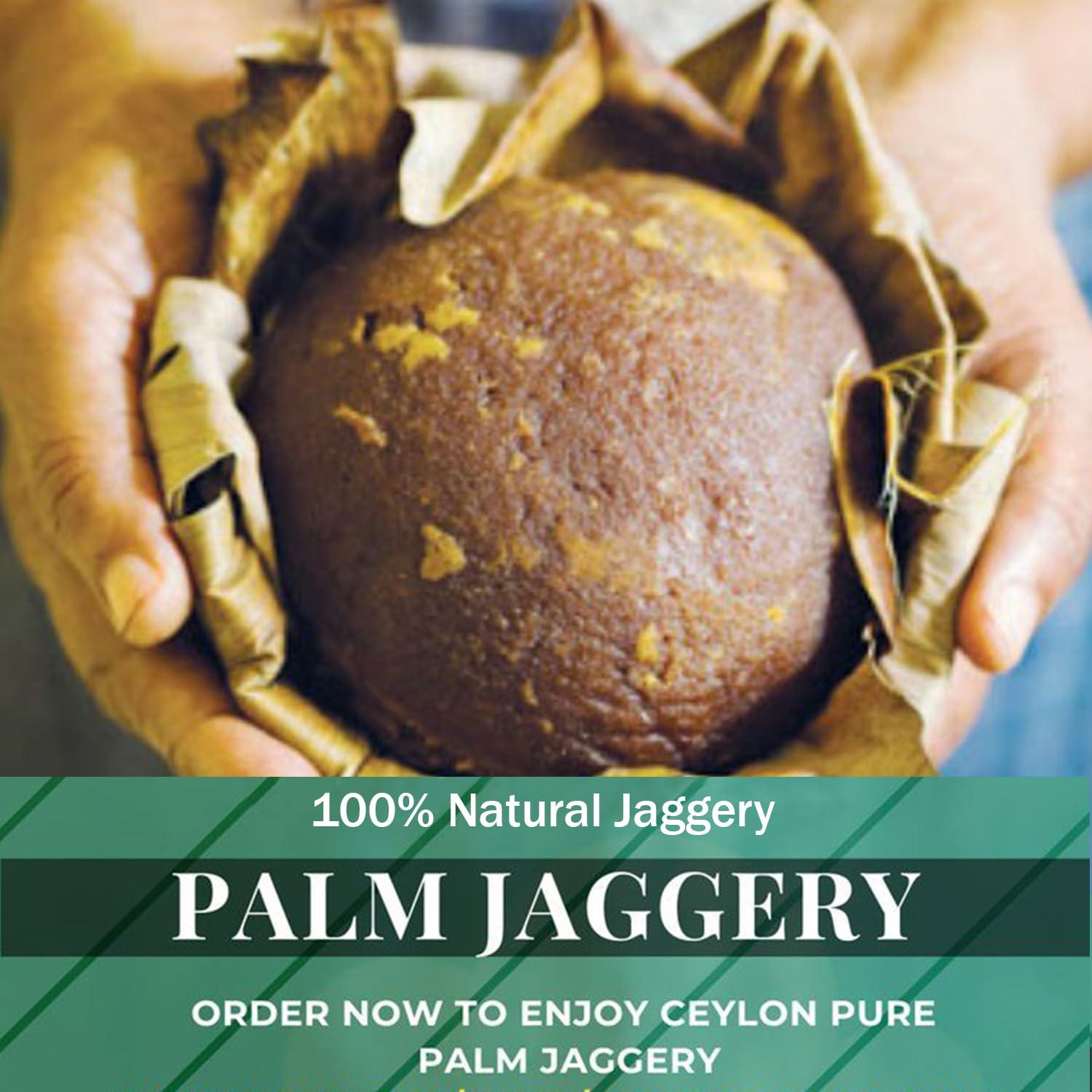 Maha Sakthi Maha Sakthi Origianal Palm Jaggery Panai Vellam - (Panam Karupatti) Pack of 2 (500gm x 2)