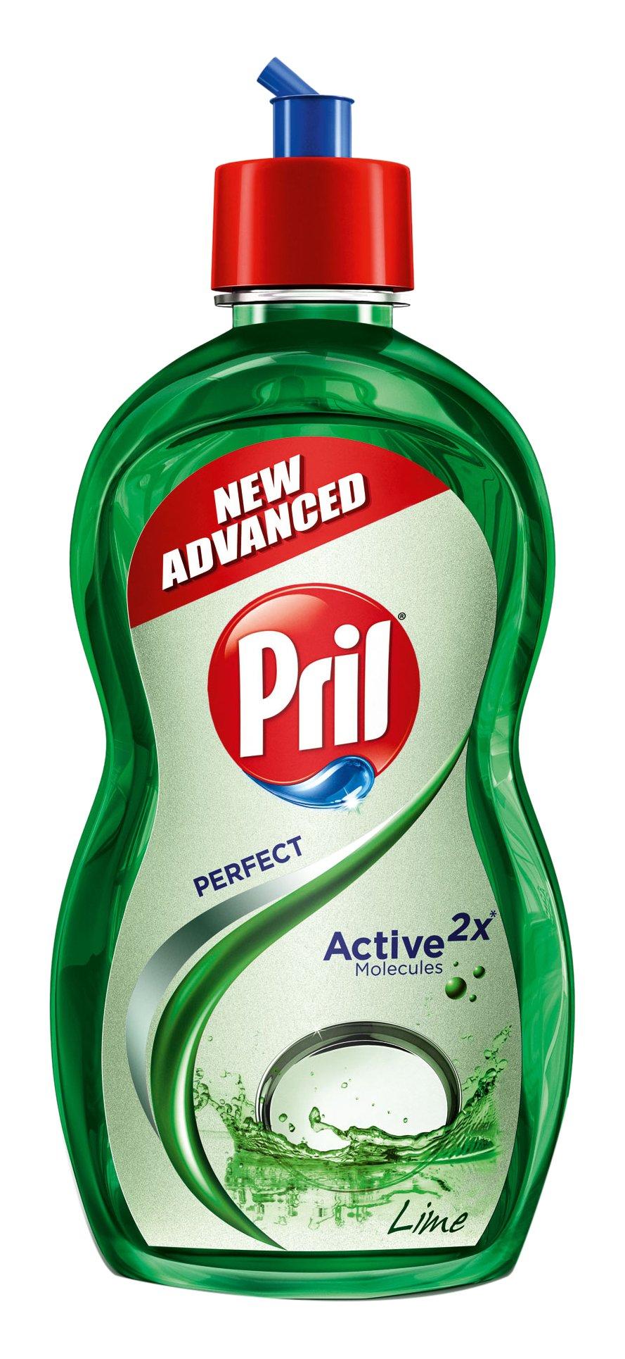 Pril Pril Dish Washing Liquid - 225 ml (Green) with Free Pril Bar 45g