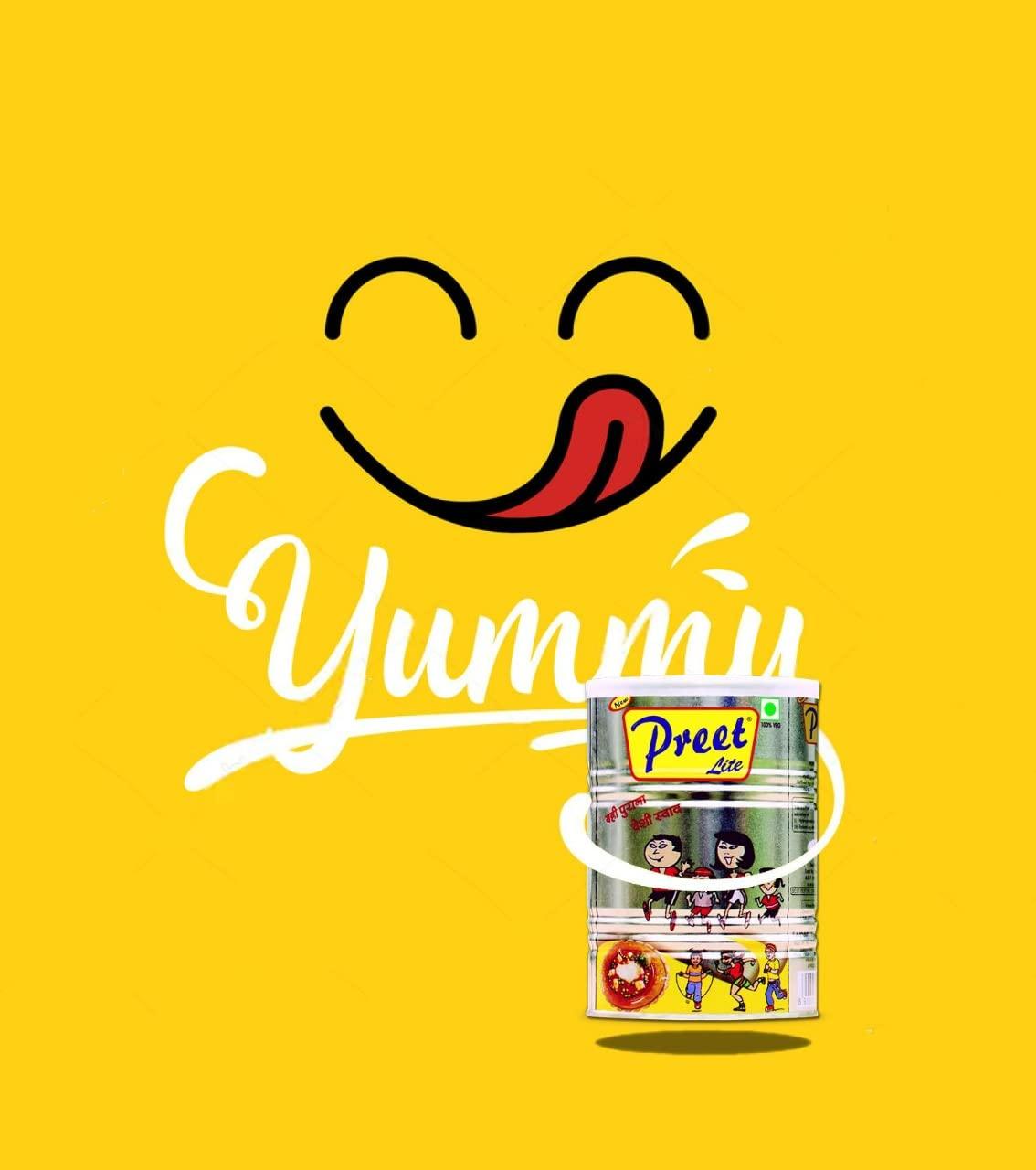 Preet Lite Preet Lite Cooking Medium 1 Litre Tin,900 Grams