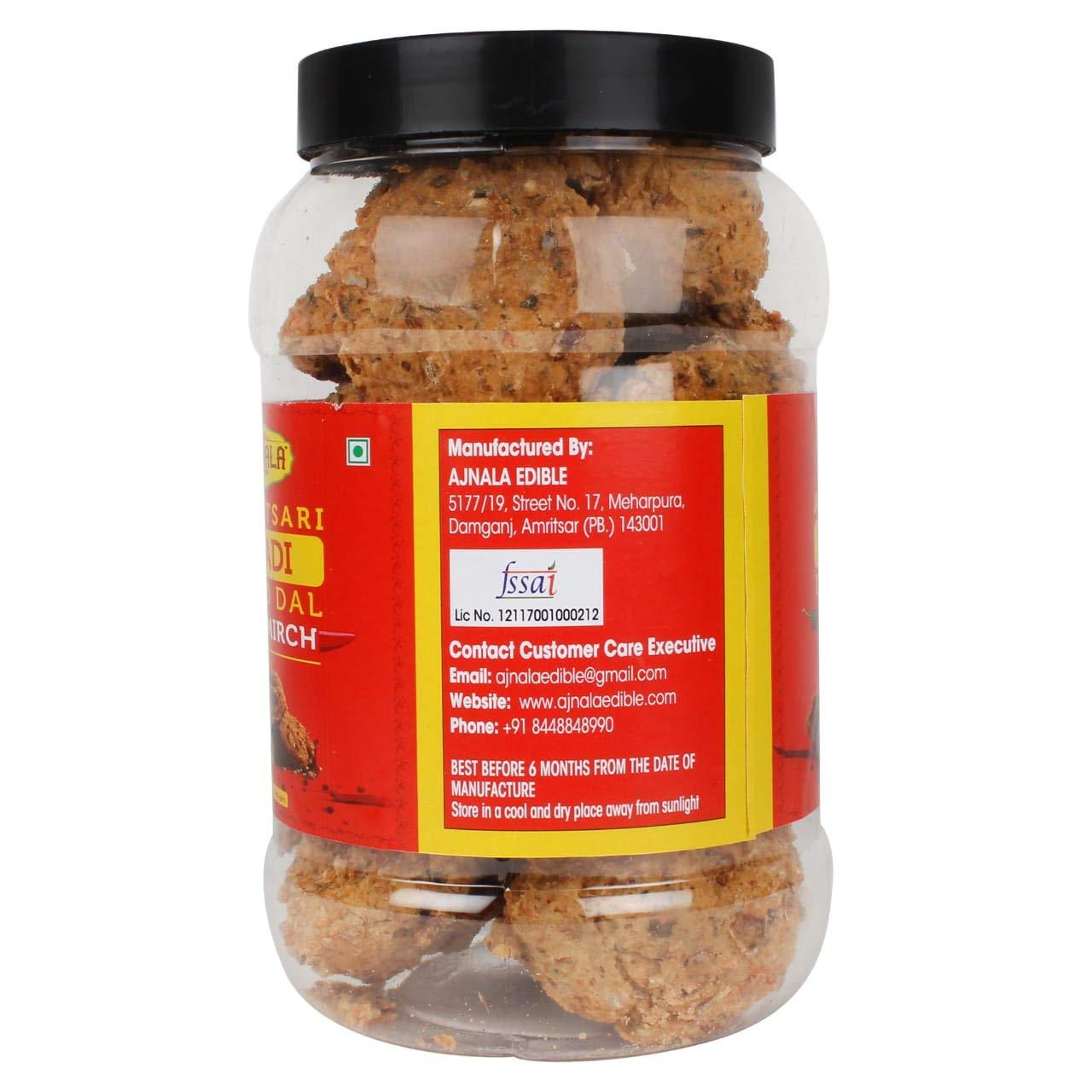 AJNALA Ajnala Amritsari Urad Dal Tez Mirch Wadi (500)