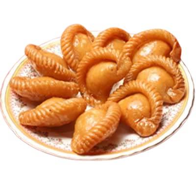 SR Foods SR Foods Special Carnival Sweets Chandrakala (Assorted) | House of Taste | Delicious Sweets (500g)