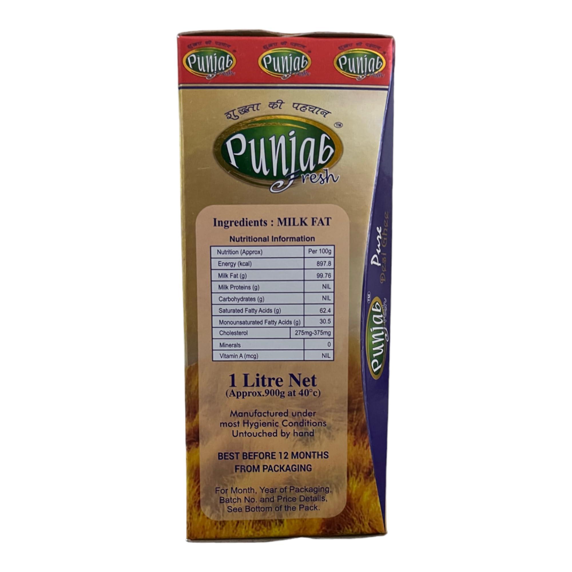 PUNJAB FRESH PUNJAB FRESH Pure Cow Desi Ghee | 1 Liter