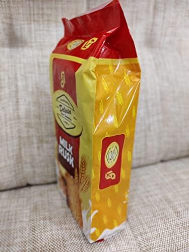 Generic Delicia Food Industries Milk Rusk,220gm (Pack of 5)