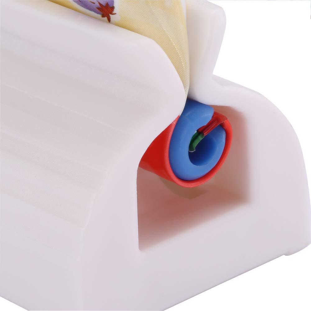 XYKEEY Toothpaste Tube Roller - Manual Squeezer Tool, Toothbrush Squeezer, Clip Holder Stand Winder by XYKEEY (Blue)