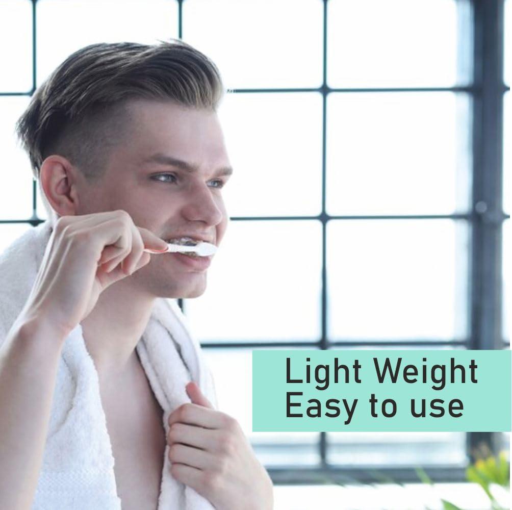 Old Tree Old Tree Bulk Hotel Toothbrush Set (500 Pcs, White) Perfect for Hotel Accessories | Hotel Amenities | Guest House Kit | Toiletries Kit | Clubs | Hotel |Travel Use | White Toothbrushes (Without Cover)