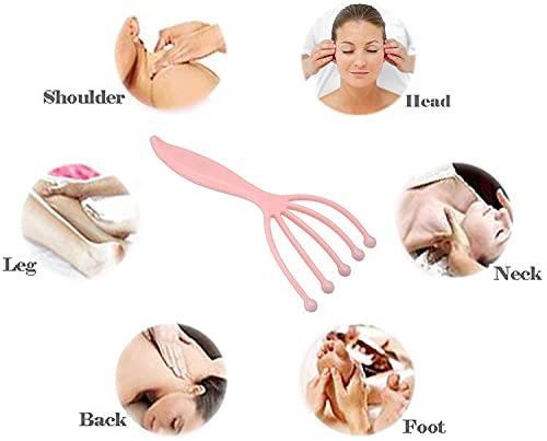 Top Select Top Select Head Massager 5 Roller Balls Prongs Scratcher Deep Relaxation,Head Scalp Massagers for Headache Relief, Scalp Stress Relax (1 Pieces/Multi-Color)