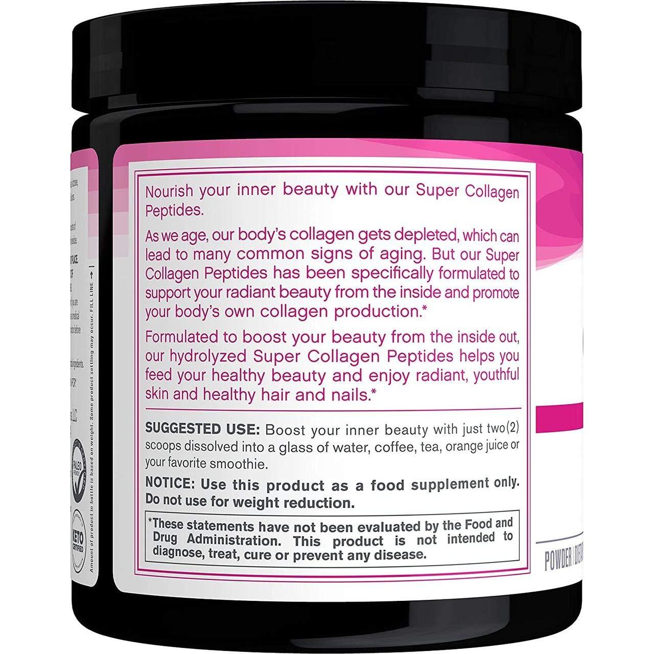 Neocell Neocell Laboratories,Super Collagen Peptides Powder (7 Oz,1 Count,20 Servings)
