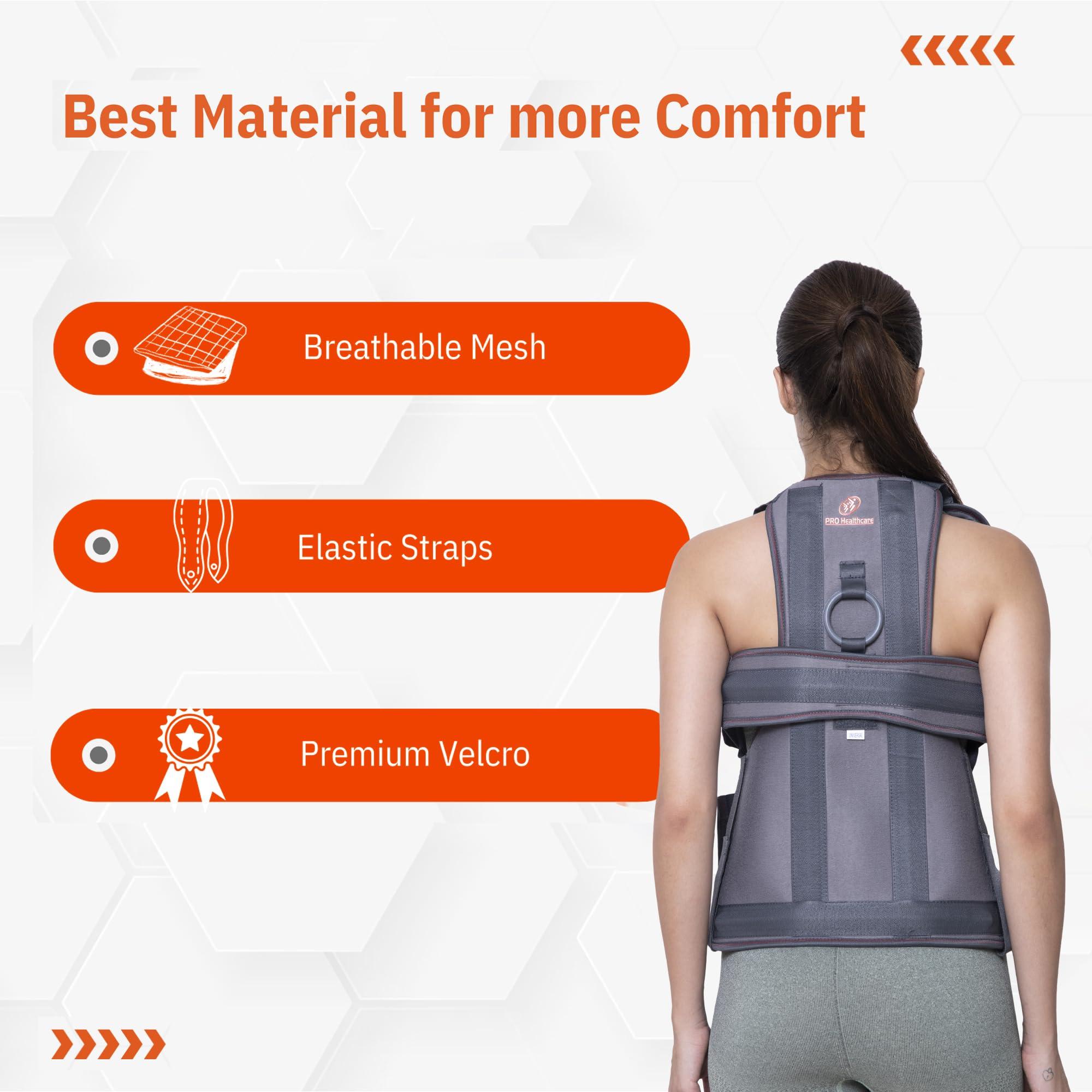 PRO HEALTHCARE PRO HEALTHCARE Cotton Dorso Lumbar Spinal Brace Posture Corrector(Taylor Brace), Back Support For Stability & Immobilisation, Post Spine(Universal),Universal Size