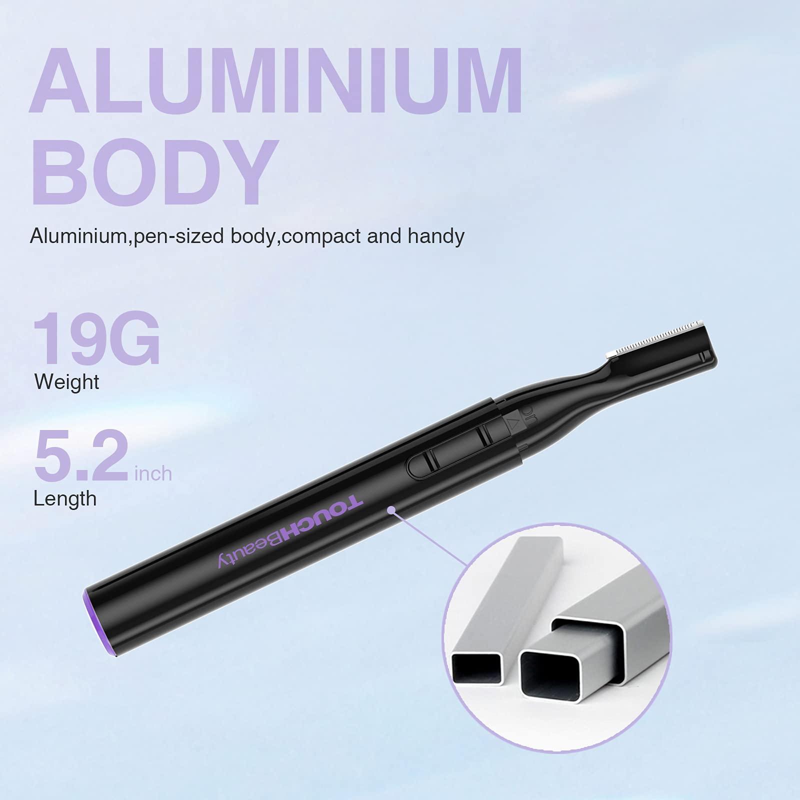 TOUCHBeauty TOUCHBeauty Facial Hair Trimmer Precision Shaver Removal Tool Micro Groomsman Trimmer Black TB-815