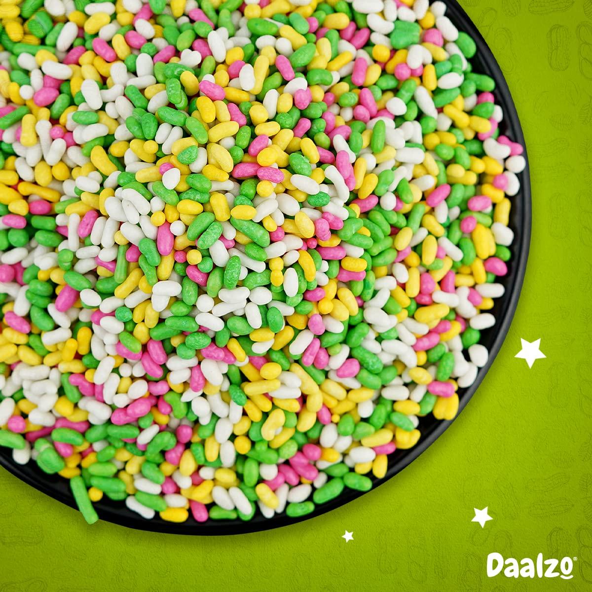 Daalzo Daalzo Sugar Coated Jeera (Cumin) Seeds | Sugar Coated Saunf | Colourful Fennel Candy | Tini Mini Mukhwas |Jeera Candy|Jeera Mittai|Saunf Candy (300g)