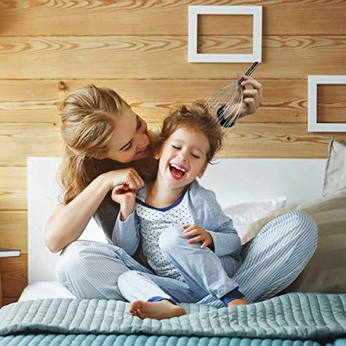 NICEMOVIC NICEMOVIC 2 Pack Scalp Head Massager with 20 Fingers Scalp Head Scratcher for Hair Stimulation Body Relaxing(Black & Black)