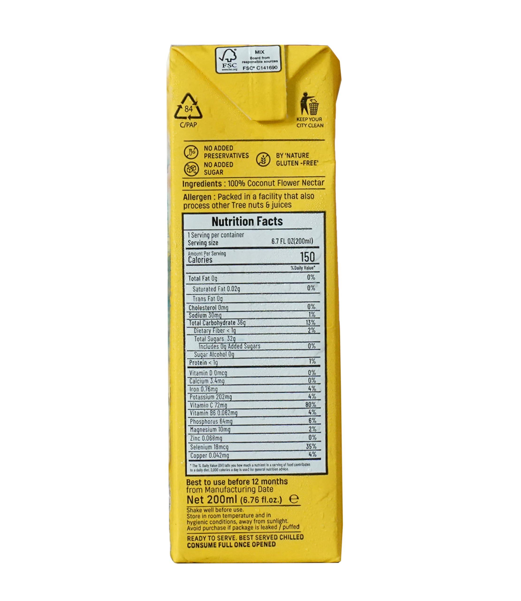 thenneera thenneera (Coco Nectar / Neera) A Divine Nature Drink, 200ml (Green, Pack of 8)