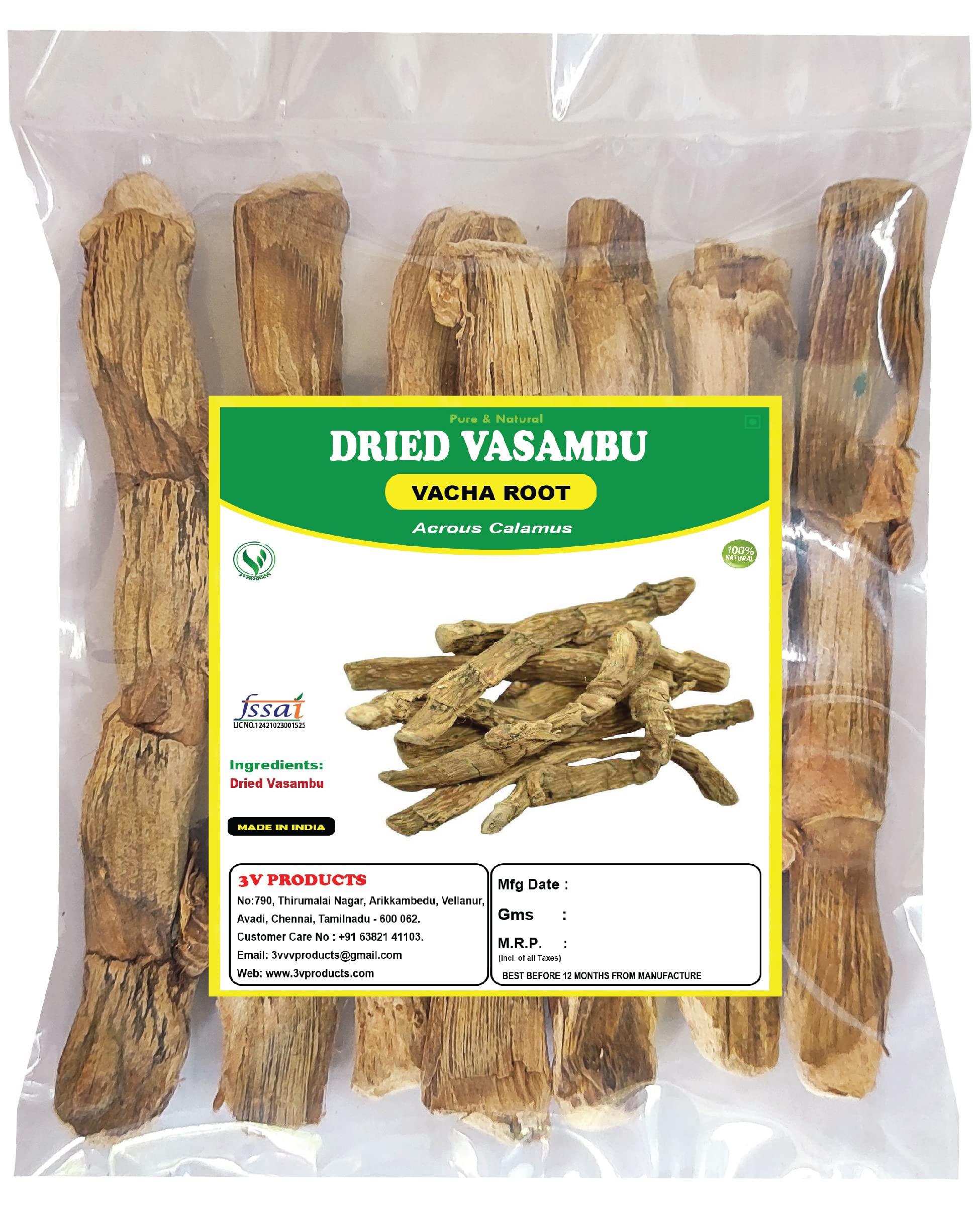 3V PRODUCTS 3V PRODUCTS Dried Vasambu - Pack of 2x50g - Vacha Root - Sweet Flag - Acrous Calamus - Vayambu Root
