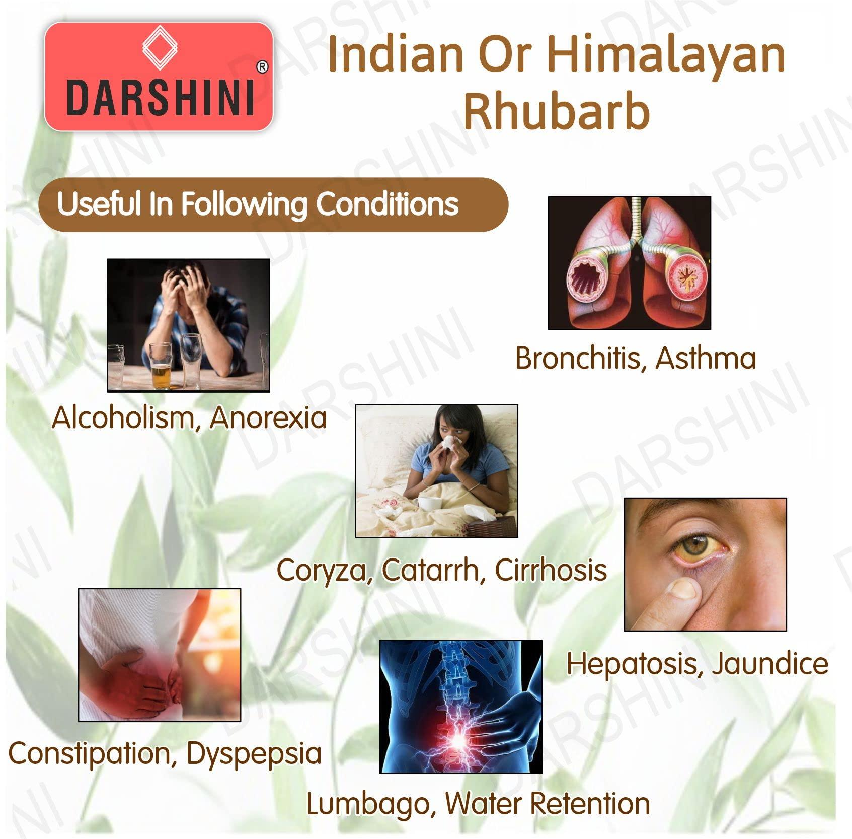 DARSHINI Darshini Revandchini Powder | Revan Chini | Revat Chini | Rheum Emodi | Indian Rhubarb , 200g