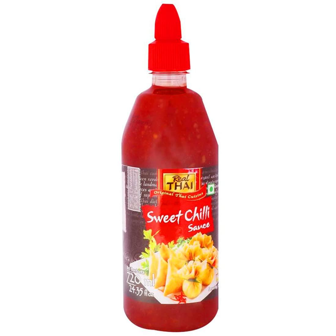 Real THAI Original Thai Cuisine Real THAI Original Thai Cuisine Sweet Chilli Sauce, 24.35 fl oz  720 ml