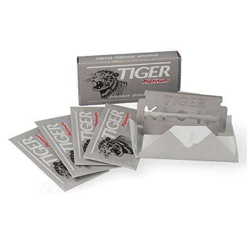 Czech Blades 100 Tiger Plaitnum Double Edge Razor Blades