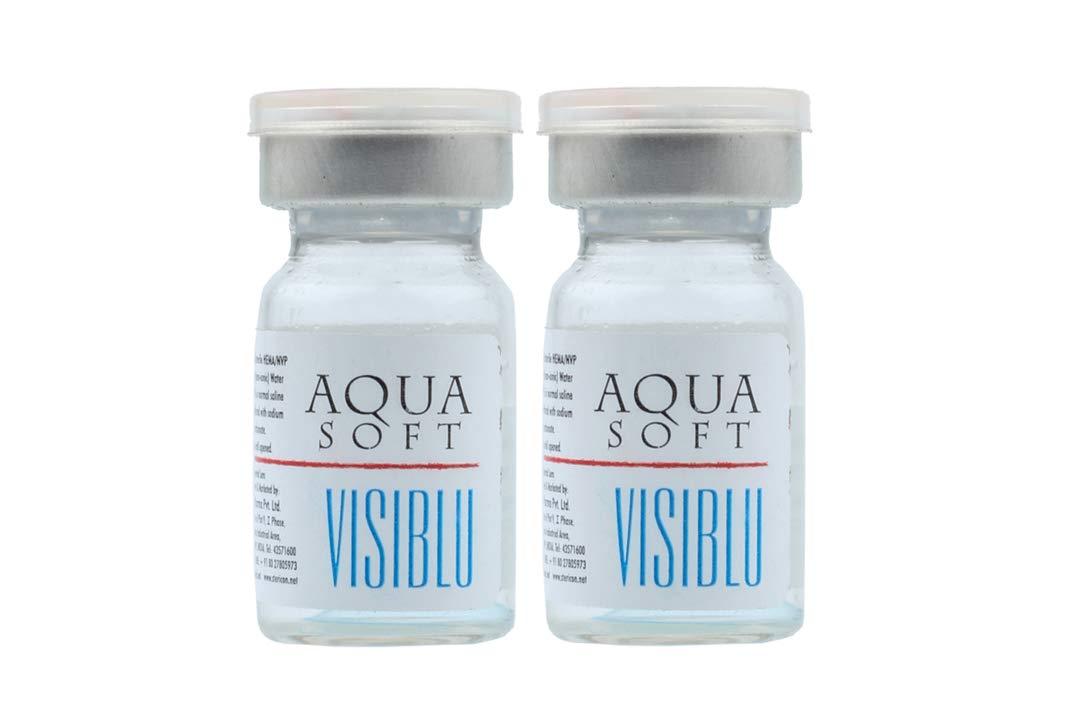 Aquasoft Aquasoft Silklens Visiblue Contact Lens - 2 Pieces (-5.50)