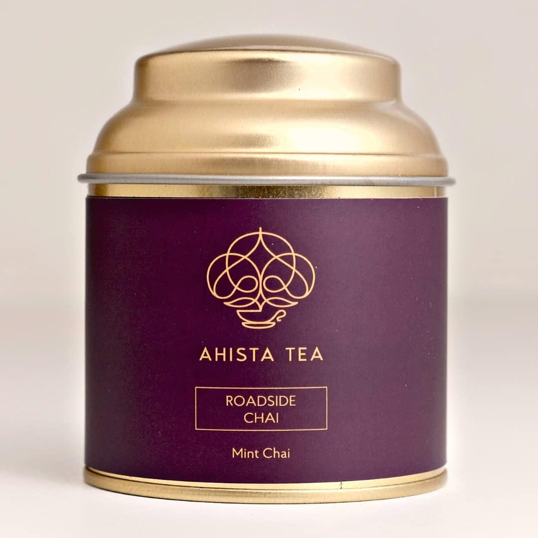 Ahista Tea Ahista Tea | Roadside Chai | 35g Loose Leaf Tea Tin | Pudina | Mint Chai