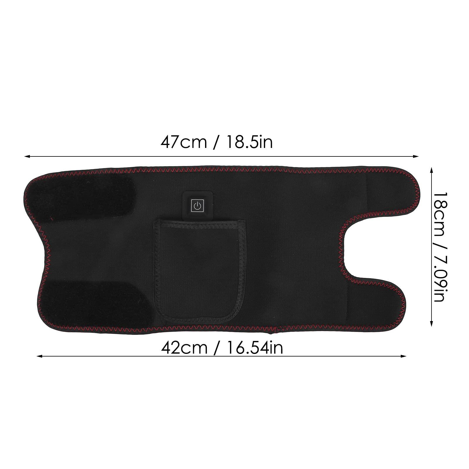 Umiway Elbow Heating Brace, 3 Temperature Gear Heating Elbow Wrap Pad Promote Circulation Hot Compress Inside Pocket for Left Arm for Elbow Joint Protection