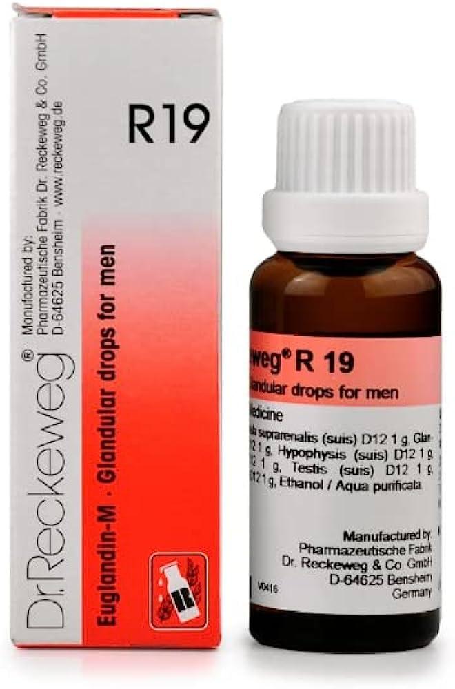 JESICA Dr. Reckeweg R19 Glandular Drops for Men -22 ml (Pack of 3)