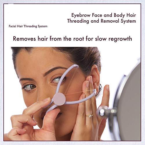 Velli VELLIQUE Eyebrow Face and Body Hair Threading and Removal System, tweezers kit for eyebrows, threading tool, threading machine for women, threading epilator for women (PACK OF 1)(Purple)