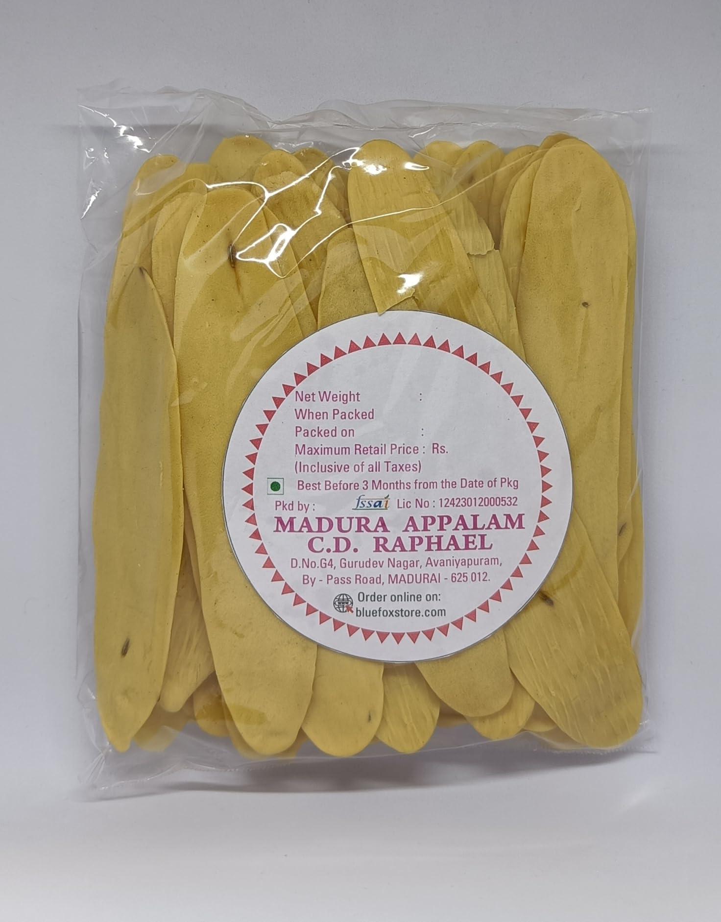 MADURA BRAND APPALAM DEPOT MADURA BRAND APPALAM DEPOT Neetu Poo Papad (Crispy And Crunchy_Vegetarian)