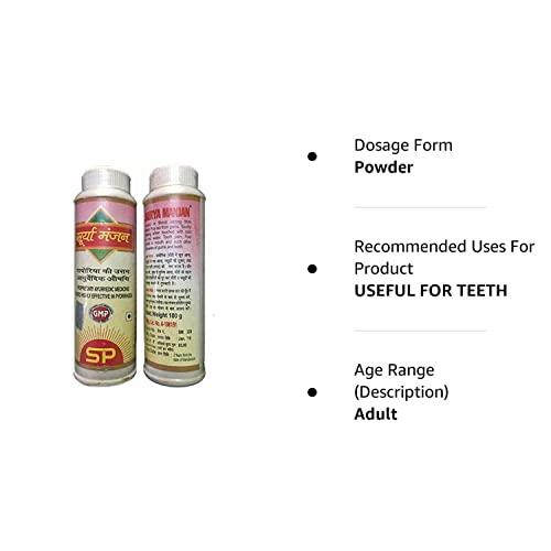 Surya Pharma Surya Pharma Surya Manjan Powder Pack Of 2 (100 gm. Each)
