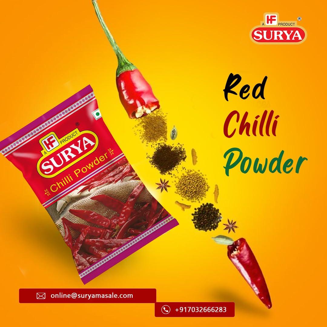 surya Surya 500gm Red Chilli (Lal Mirchi) Powder |Karam