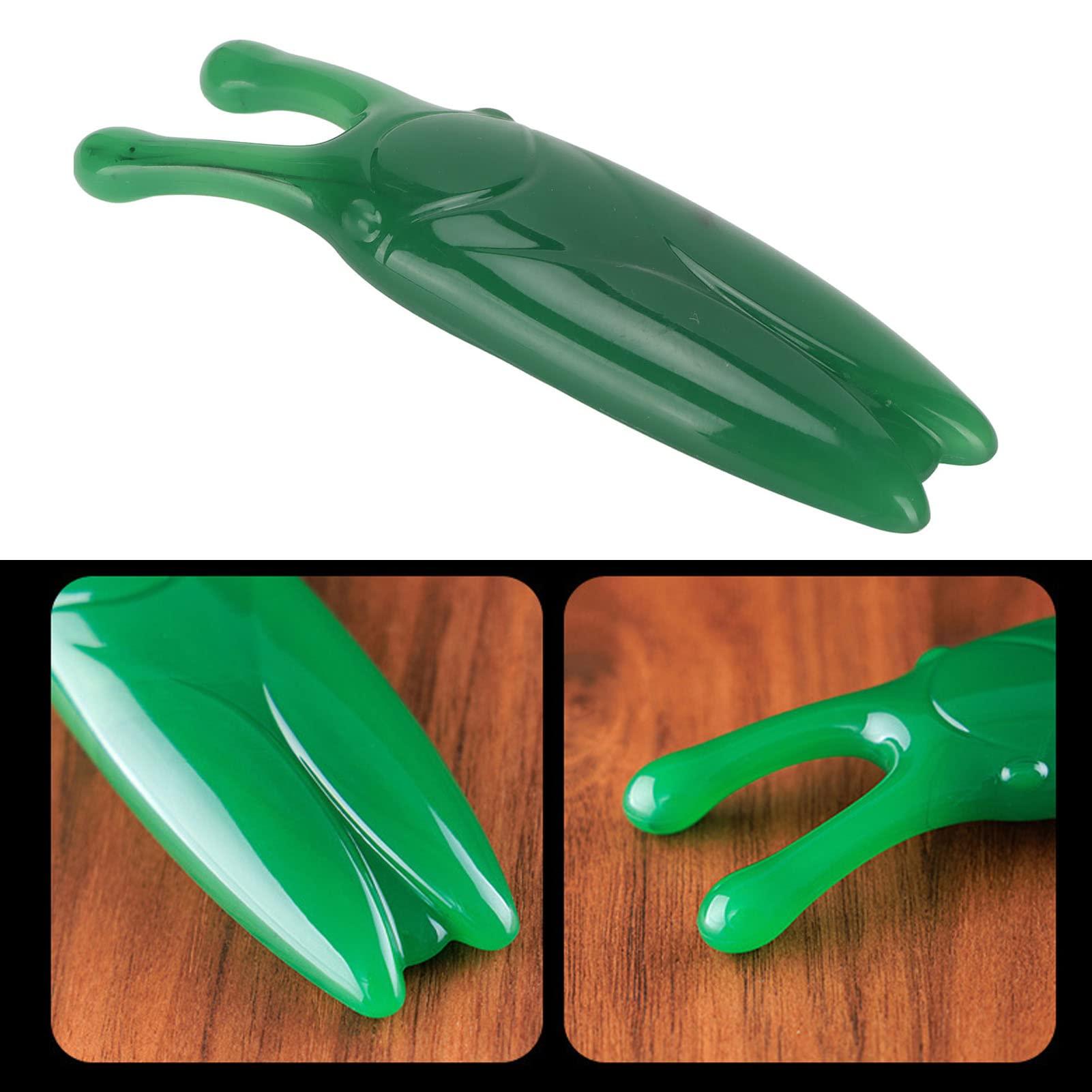 DNEI Gusha Face Tools, Beauty Nose Nose Massager Portable for Jawline (Green)