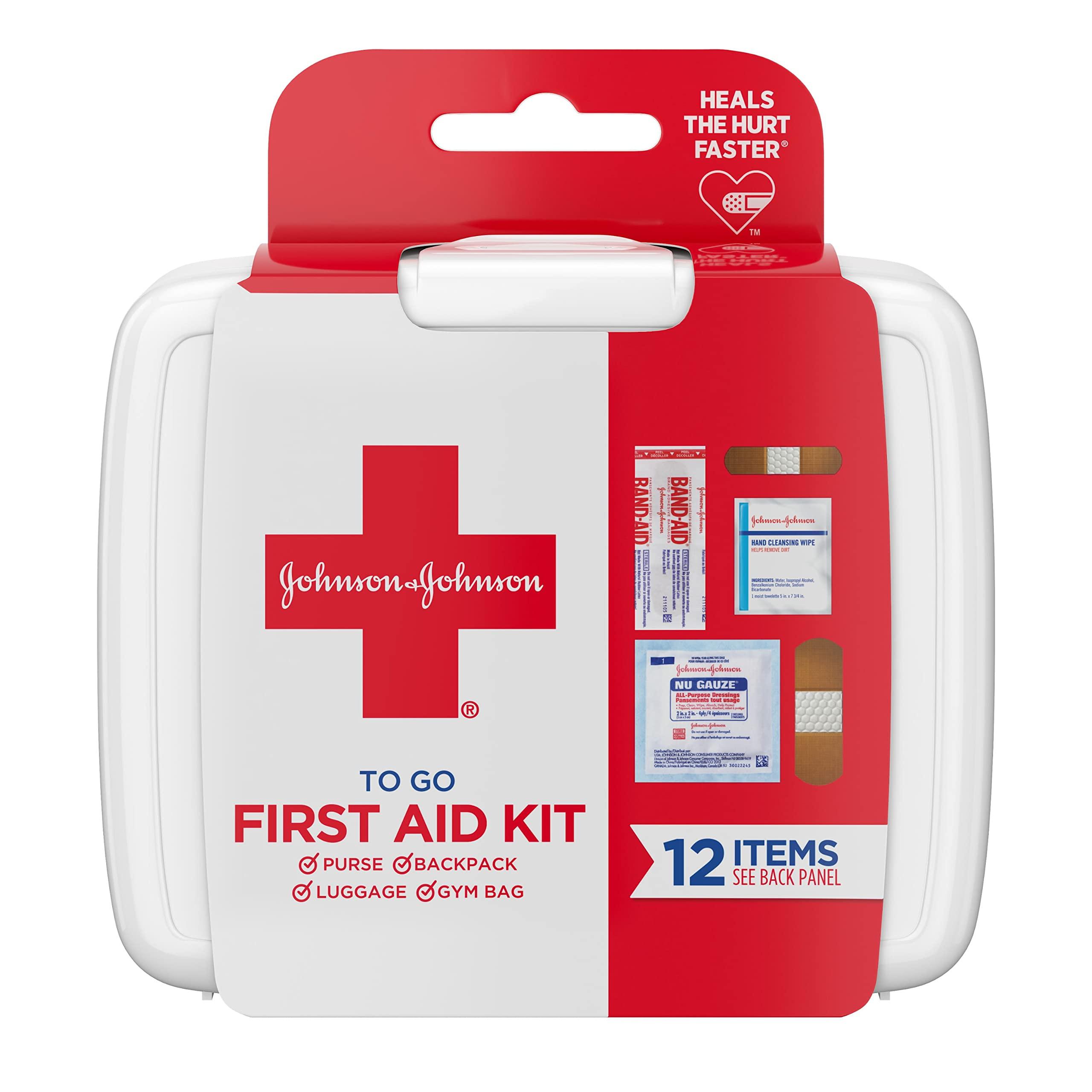 JOHNSON Johnson New 218362 First Aid to Go Kit (-Pack) Wholesale Bulk Health & Beauty Hour