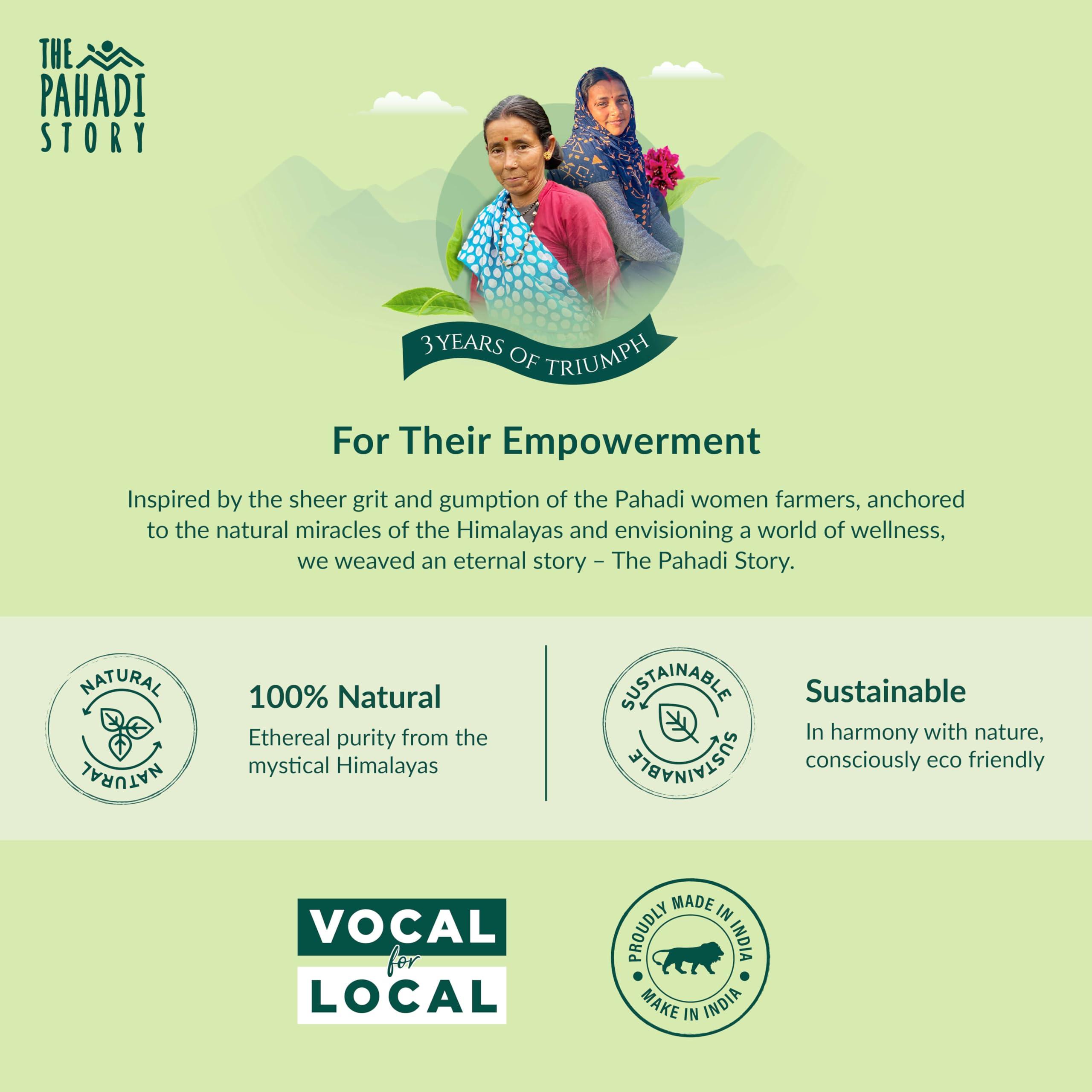 The Pahadi Story The Pahadi Story - Masala Chai Combo Pack of 2, 450gm + 450gm, Perfect Blend Loose Leaf Black Tea Assam Black CTC and Royal Indian spices, 100% Natural No Artificial Flavour