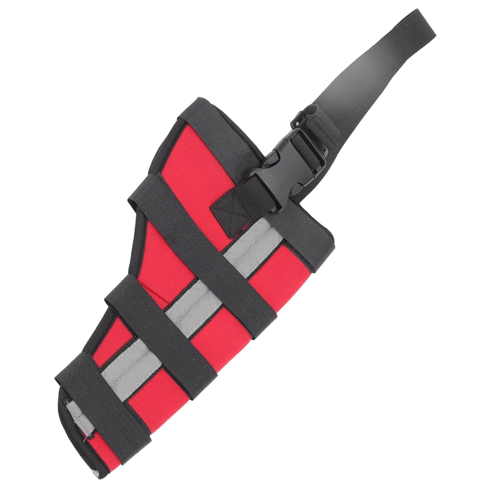 HAIBING Dog Knee Pads Brace, Neoprene Relieve Joint Pain Dog Hind Leg Brace Reflective Strip for Rehabilitation