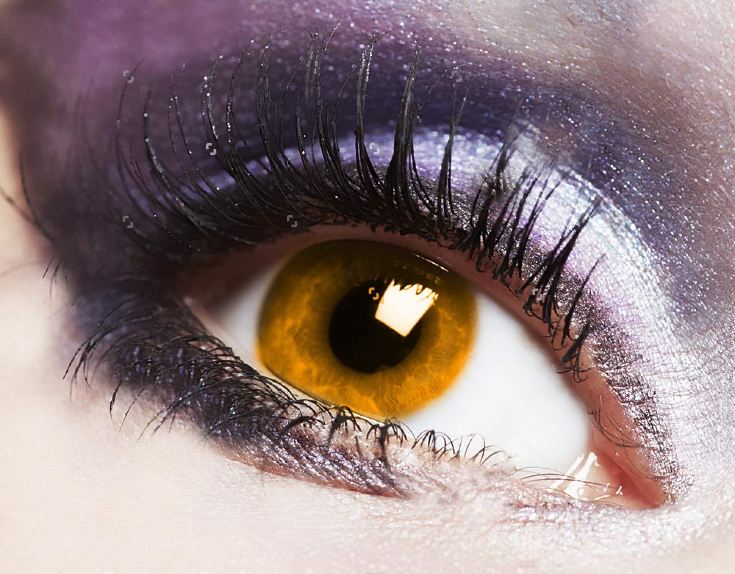 EYCOG EYCOG Monthly Honey Colored 0 Power Contact Lenses for Eyes Men and Women with Lens Case