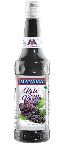 Manama Manama Jeera Masala Syrup, Paan Flavoured Syrup and Kala Khatta Flavoured Syrup, 750ML Each, Pack of 3