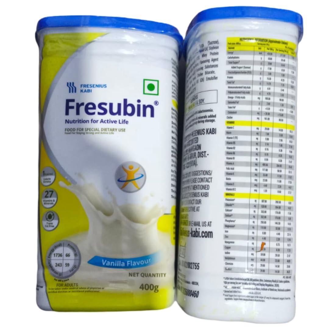 Filfora Fresubin Vanilla Flavour Nutrition Powder for Active Life