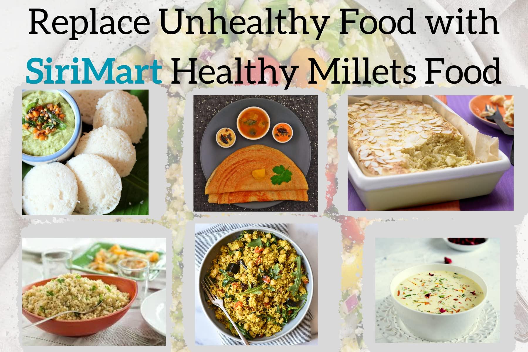 generic Unpolished Siridhanya Millets Combo(750gm x 5) | Dr khadar vali 5 Positive Millets | Healthy Food Healthy Life |Make Millets as daily diet food