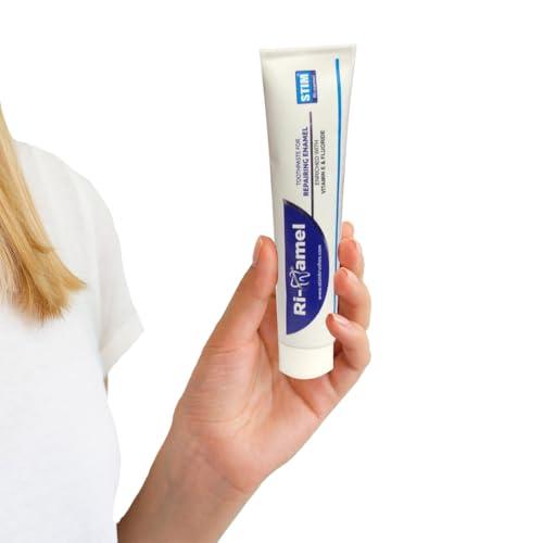 STIM STIM Ri-namel - Toothpaste for Repairing Enamel and Healthy Gums - Pack of 3