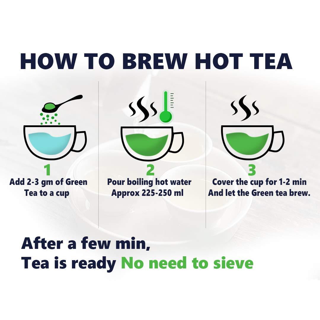 Blue Nectar Blue Nectar Amritanadi Assam Loose Green Tea Leaves (50 Gm + 15 Gm Free|30-33 Cups) (Digestive Aniseed) - 65 Gram