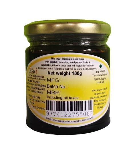 MOMS PICKLE MOMS PICKLE Tamarind Pickle|Homemade Style Chatpati Imli ka achar|Tetuler Achar | Sweets & Sour 180gm