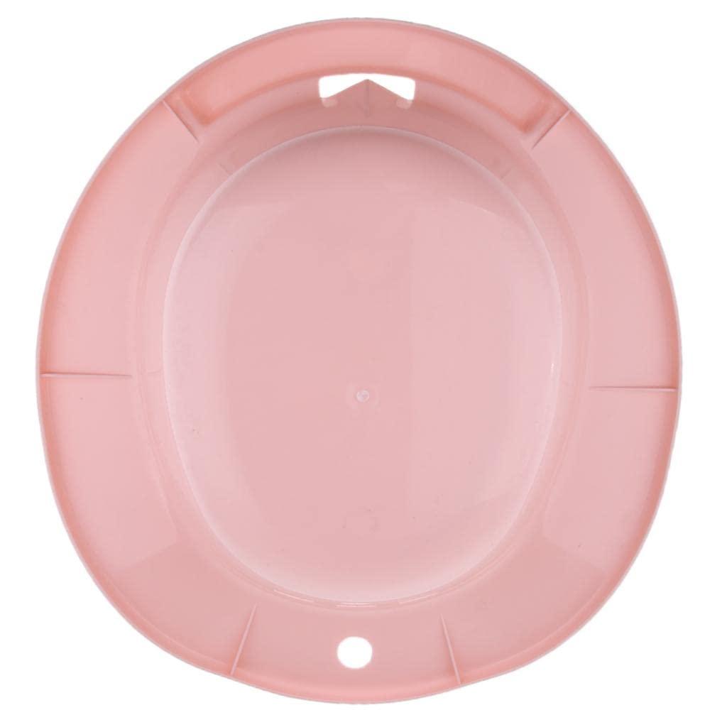 THE STYLE SUTRA Hip Bath Tub Sitz Bath for Toilet Maternity Hemorrhoid Avoid Squatting Pink