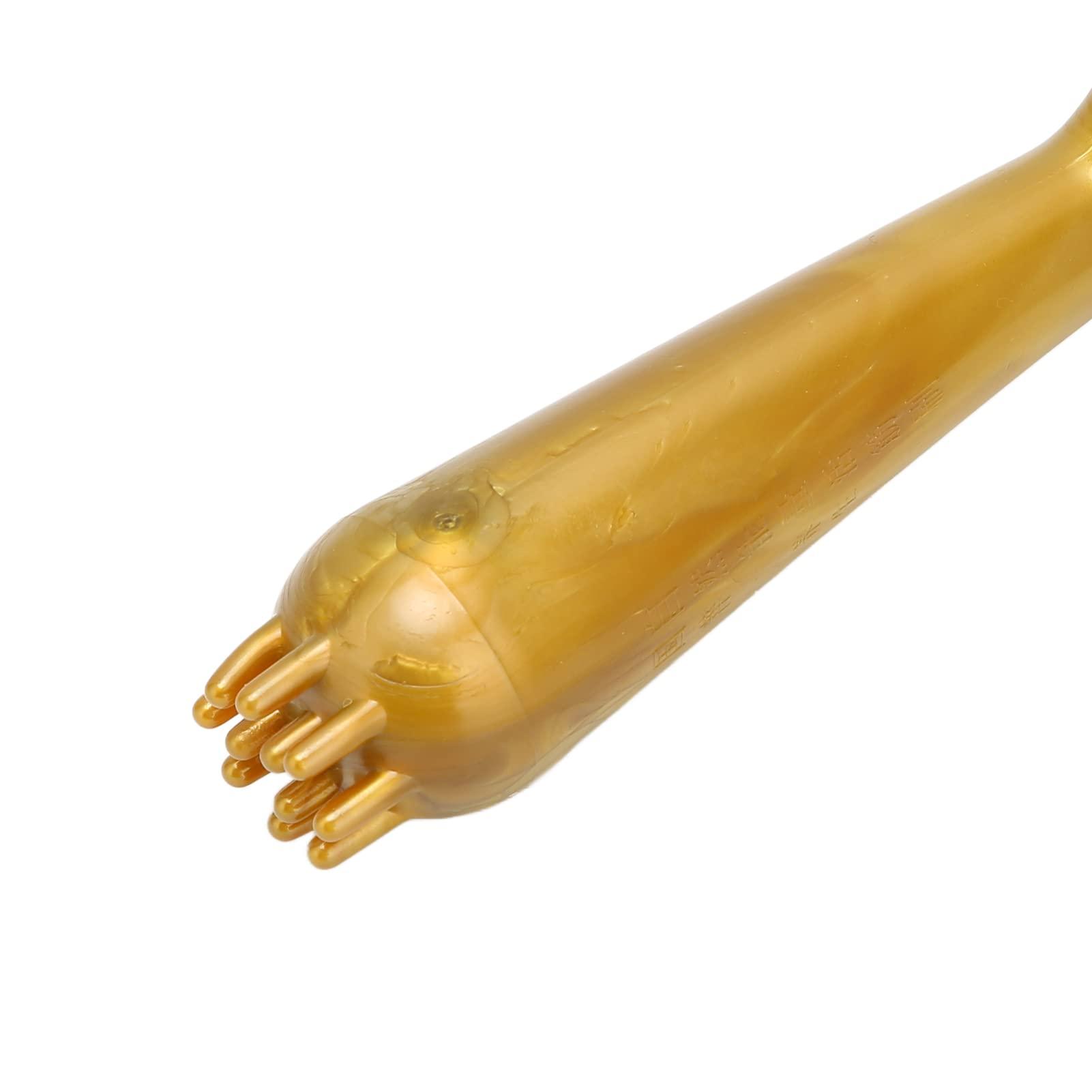 Betued Meridian Dry Brush, Meridian Massage Brush, Round Knob Design Relieves Pressure Silky Smooth Massage Slimming Peeling Body Brush for Massage Foot Leg Tissue