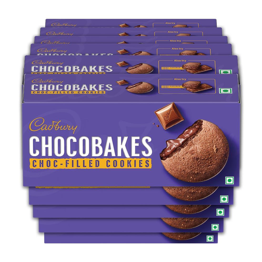 Cadbury Cadbury Chocobakes Choc Filled Cookies, 10 x 75 g