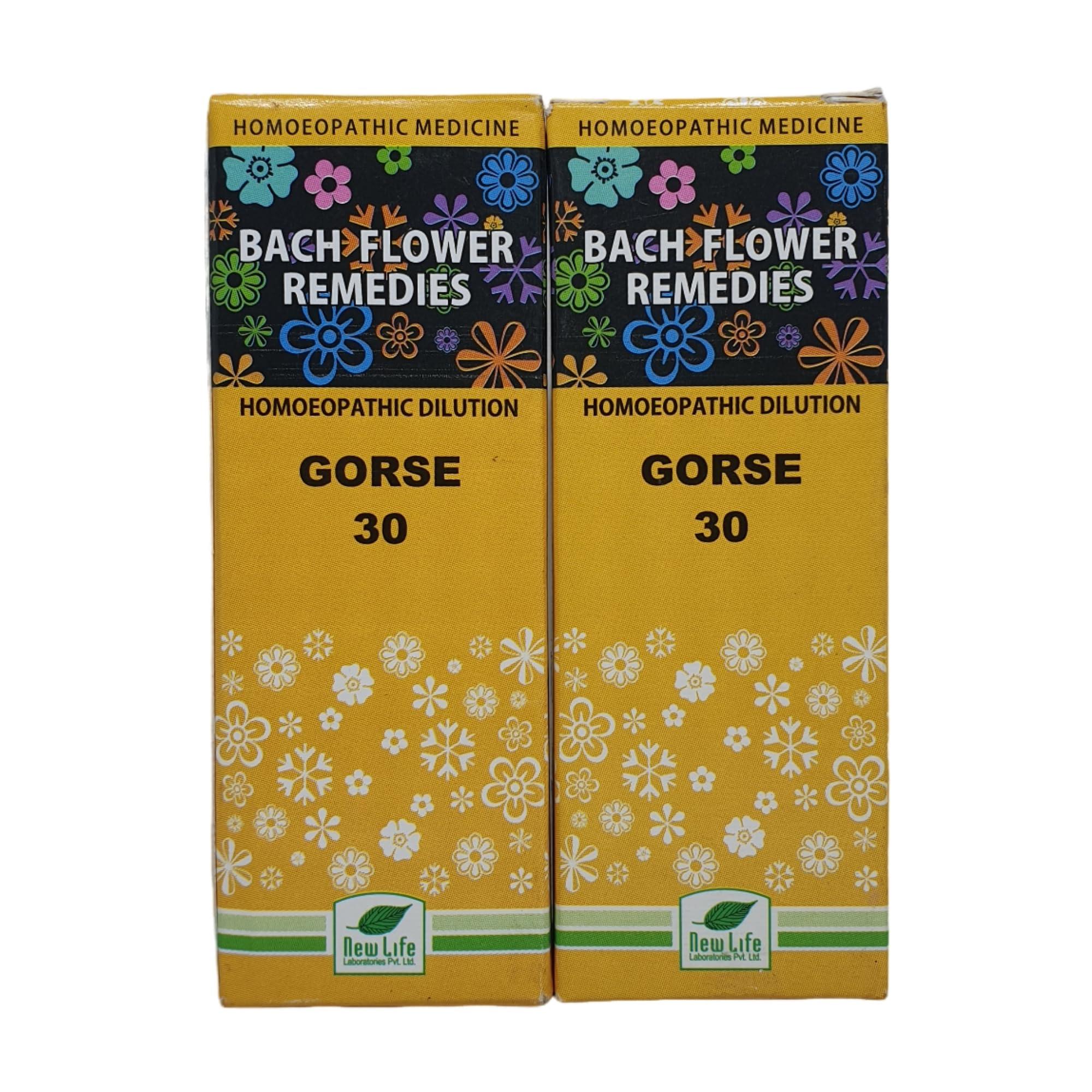 Dr.NL GORSE 30ML New-Life Bach Flower (PACK OF TWO)