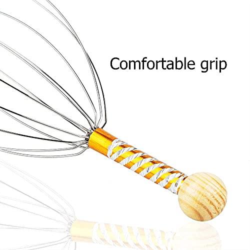 Handmade Heavenly Handmade Heavenly Bokoma Hand Held Scalp Head Massager Pain Relief- Set Of 2