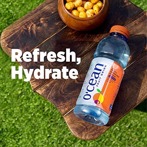 O'cean Fruit Drink Ocean Fruit Water Peach Passion flavor enriched with vitamins, electrolyte & glucose| 500ml | Pack of 6