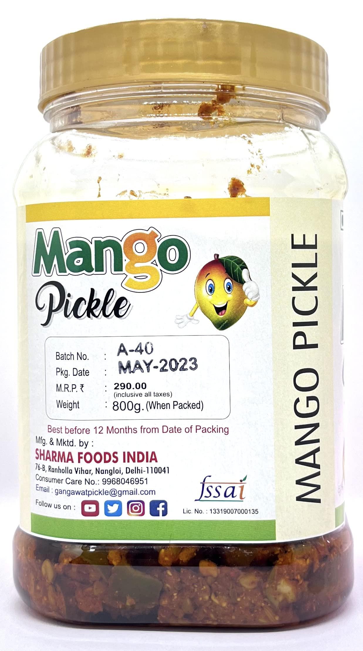 gangawat gangawat Mango Pickle (800GRAM) Aam Ka Achar.