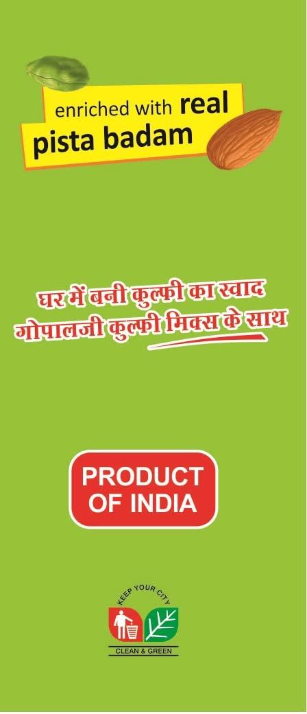 GOPAL JEE GOPAL JEE Kulfi Mix Powder (Badam, Pista Flavour) 150g