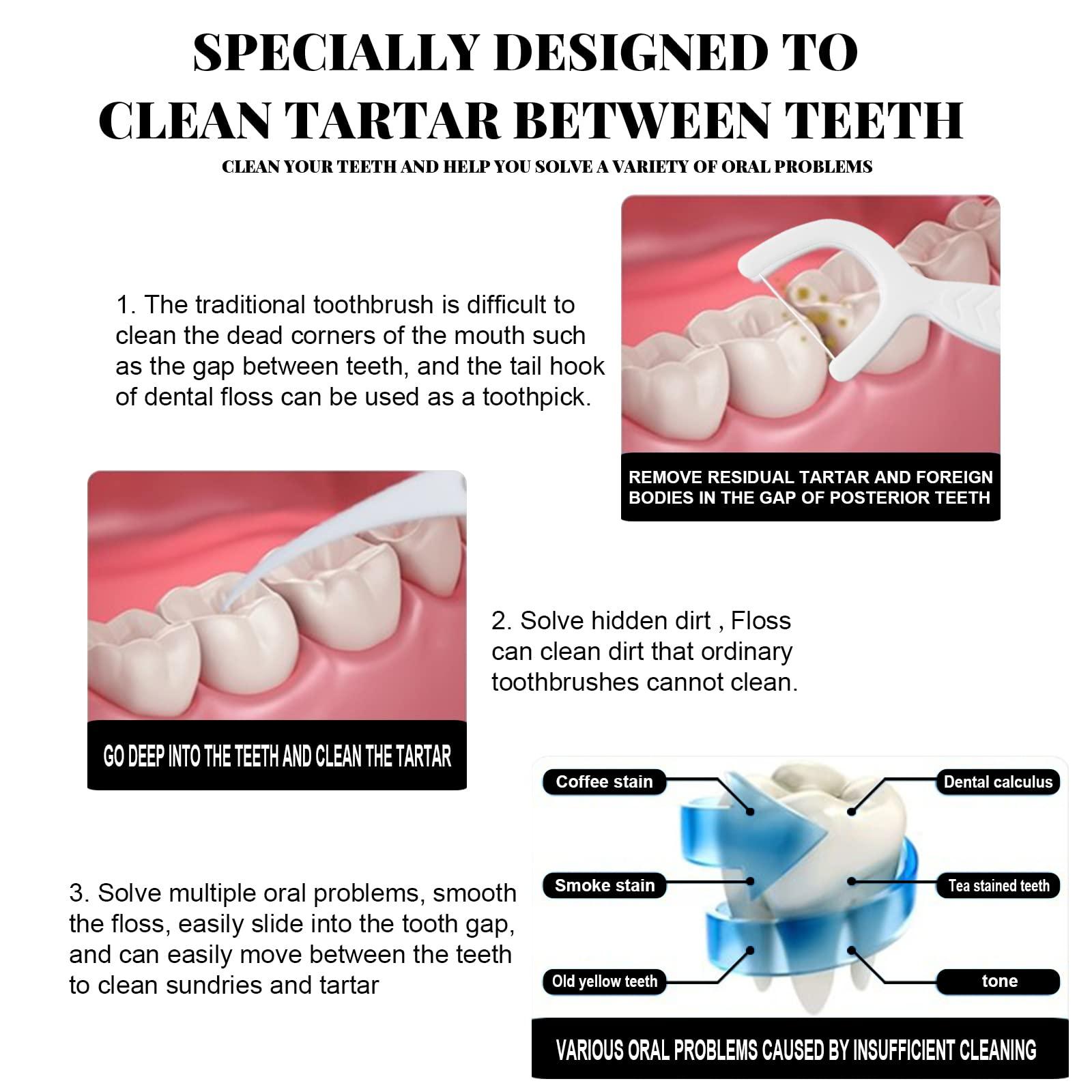 Setaria Viridis Dental Floss Picks- Individual Package Portable Floss 120pcs Flossers with Travel Case Superfine Floss Picks Dental Picks for Teeth Cleaning