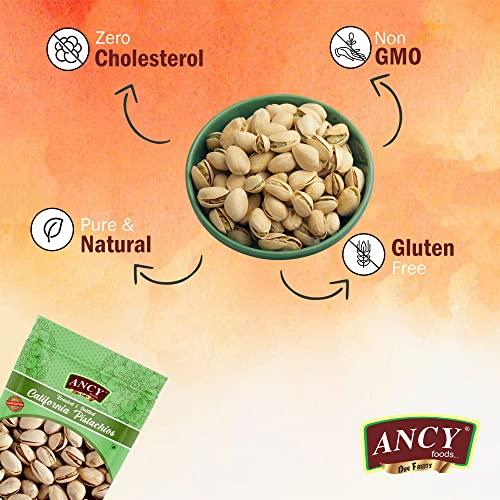 Ancy Ancy Pistachios/Pista Roasted and Salted Whole Extra Large-250G